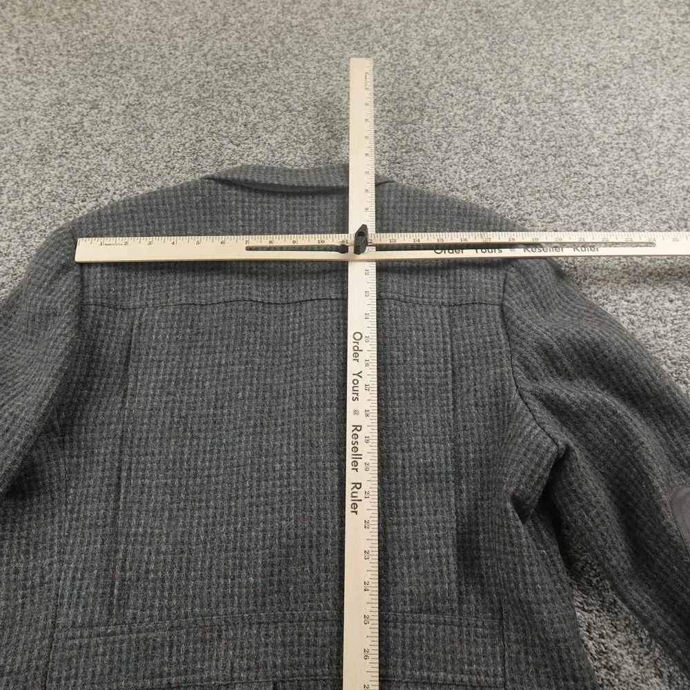 VTG Pendleton Blazer Mens 44 Gray Wool Tweed Elbow Patch Sport Coat Jacket‎ USA